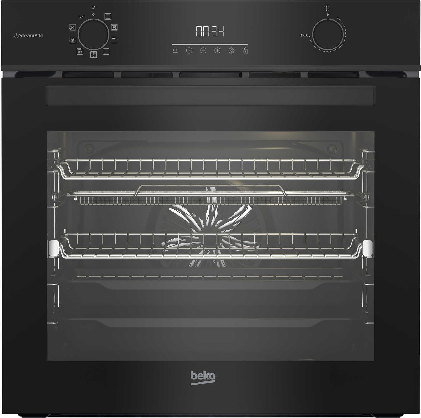 Beko 85L BuiltIn Oven with AirFry  Pyrolytic Clean
