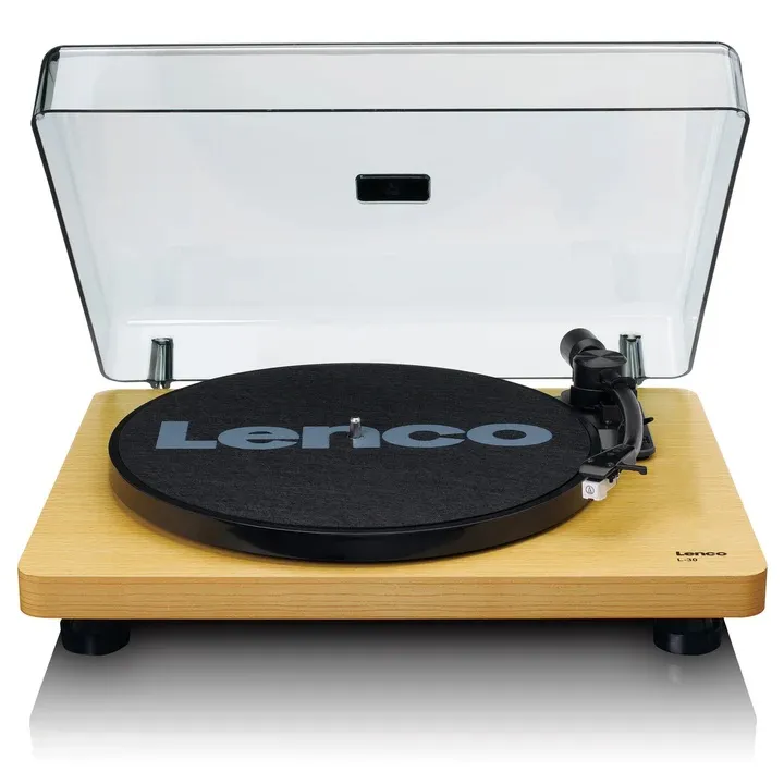 Lenco L30 Wooden Turntable with USB Digitization