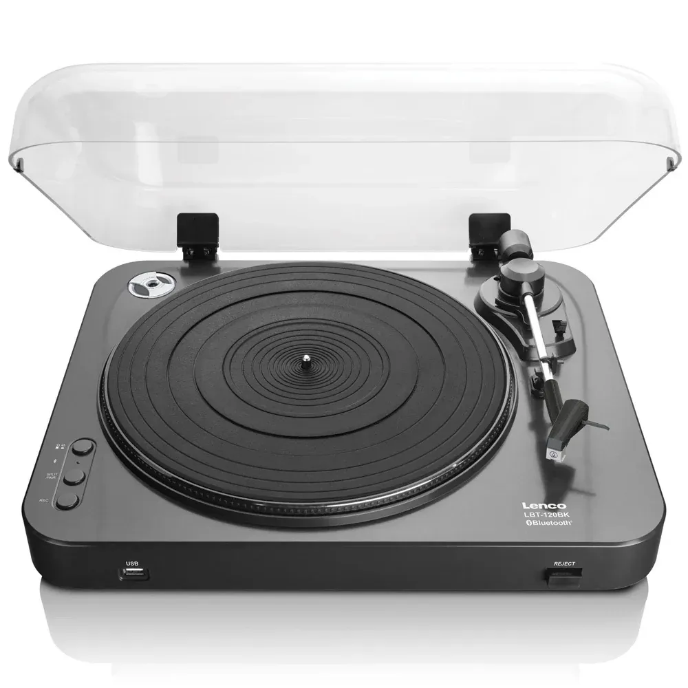 Lenco LBT120BK Bluetooth Turntable  Play  Digitize Vinyl