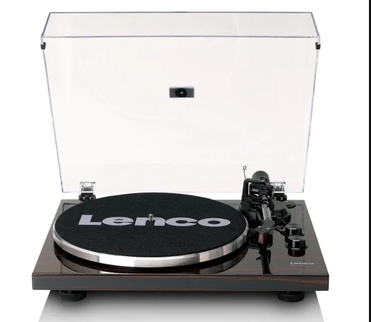 Lenco LBT345WA Walnut Turntable with Bluetooth  Ortofon