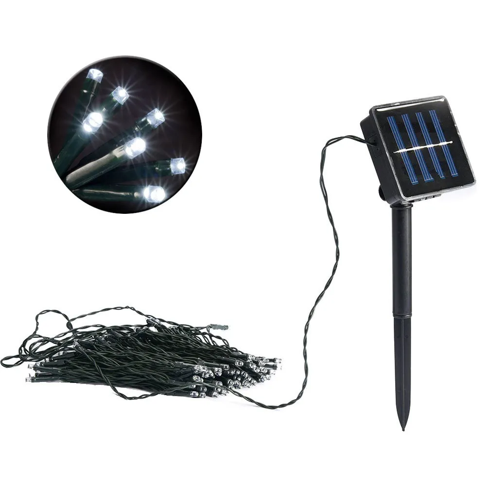 Lenoxx Solar 300 LED Party Lights  319m White String
