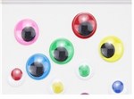 JOGGLE EYES MIXED COLOURS ROUND 20MM PK250