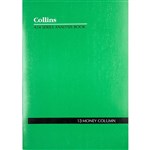 COLLINS A24 SERIES ANALYSIS BOOK 13 MONEY COLUMN FEINT RULED STAPLED 24 LEAF A4 GREEN