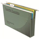 CRYSTALFILE SUSPENSION FILES EXPANDING COMPLETE FOOLSCAP BOX 9
