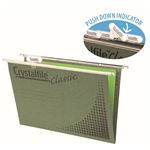 CRYSTALFILE CLASSIC SUSPENSION FILES FOOLSCAP GREEN PACK 19
