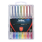 ARTLINE 200 FINELINER PEN 04MM BRIGHT ASSORTED HARD CASE PACK 7