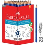 FABERCASTELL JUNIOR GRIP TRIANGULAR GRAPHITE PENCIL 2B BX72