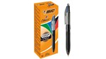 PEN BIC BP 4 COLOUR GRIP PRO BLACK BARREL