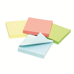 MARBIG ENVIRO REPOSITIONAL NOTES 100 SHEET 75 X 75MM PASTEL PACK 5
