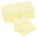 MARBIG ENVIRO REPOSITIONAL NOTES 100 SHEET 75 X 75MM YELLOW PACK 11