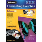 LAMINATING POUCHES FELLOWES A5 80 MICRON GLOSS PK99