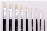 JASART HOG BRISTLE SERIES 577 FLAT BRUSH  SIZE 9