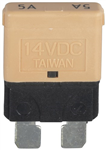 5A AUTO RESET STANDARD BLADE CIRCUIT BREAKER