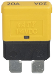 20A AUTO RESET STANDARD BLADE CIRCUIT BREAKER