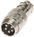 5 PIN LINE MALE MICROPHONE CONNECTOR
