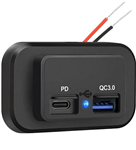 CHARGER 12V DC WITH FLY LEAD TO USBC 30 AND PD 31