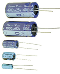 CAP ELECT RB 100U 25V 105C P25MM 5X10