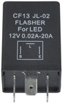 2 PIN LED RELAY FLASHER TO SUIT JAPANESE CARS  12VDC