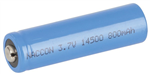 14499 RECHARGEABLE LIION BATTERY 800MAH 37V NIPPLE