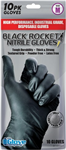 BLACK ROCKET NITRILE GLOVES MEDIUM PK9