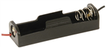 BATT HOLDER 1AA BLK WLEAD 150MM