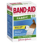 BANDAID ADHESIVE FABRIC STRIPS 50 PACK  20 PACK