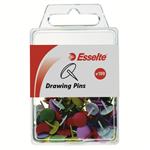 ESSELTE DRAWING PINS ASSORTED PACK 99