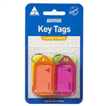KEVRON ID38 KEYTAGS ASSORTED FLUORESCENT PACK 3