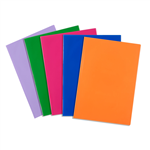 CONTACT BOOK SLEEVES 9 X 7 INCH ASSORTED SOLID PACK 4