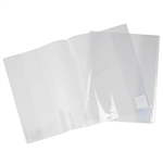 CONTACT SCRAPBOOK BOOK SLEEVES CLEAR PK4