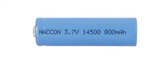 14500 RECHARGEABLE LIION BATTERY 800MAH 37V NIPPLE