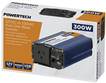 300W 12VDC TO 230VAC PURE SINE WAVE INVERTER  ELECTRICALLY ISOLATED