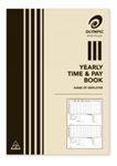OLYMPIC YEARLY TIME AND PAY BOOK A4
