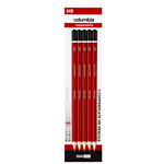 COLUMBIA COPPERPLATE LEAD PENCIL HEXAGONAL HB PK4