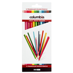COLUMBIA COLOURSKETCH TRIANGULAR PENCIL ASSORTED PACK 11