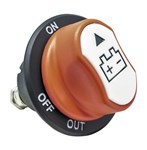 100A PANEL MOUNT BATTERY ISOLATOR SWITCH WITH REMOVABLE KEY