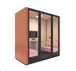 BQUIET CUSTOM COLOUR ACOUSTIC MEETING POD 24 PERSON