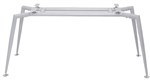 4 LEG MEETING TABLE BASE  BRUSHED SILVER