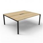 INFINITY BACK TO BACK WORKSTATION DESK  DEEPER TOP