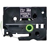 Brother 24mm Stencil Tape for PTouch Label Makers