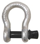 TITAN GALVANIZED BOW SHACKLE 13MM  33T HIGH STRENGTH