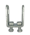 MTR 50X50MM CLAMP BRACKET WITH 18MM SQUARE STEM FOR ROLLER AXLES