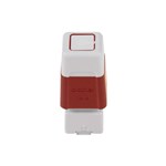 BROTHER 12X12MM RED PREINKED STAMP  CRISP CLEAR MARKS