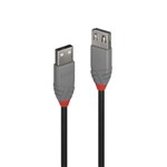 LINDY 5M USB 20 TYPE A EXTENSION CABLE  ANTHRA LINE  GERALDTON