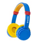 MOKI PLAY SAFE KIDS HEADPHONES BLUEYELLOW  VOLUME LIMITED