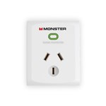 MONSTER 1PORT SURGE WHITE