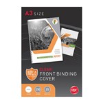 GBC CLR COVER 250 MIC A3 PK25