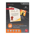 GBC A4 ADHESIVE POUCHES PK25