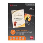 GBC A4 125 MIC POUCH SIG PK25