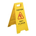 CLNLNK SFTY SIGN WET FLR YLW
